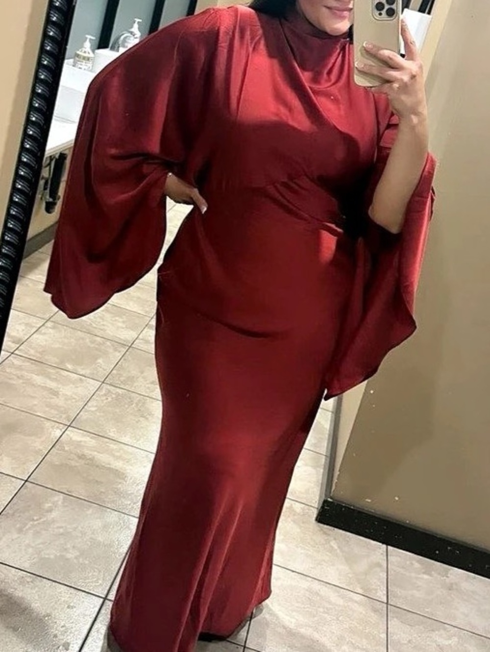 Burgundy Maxi Dress